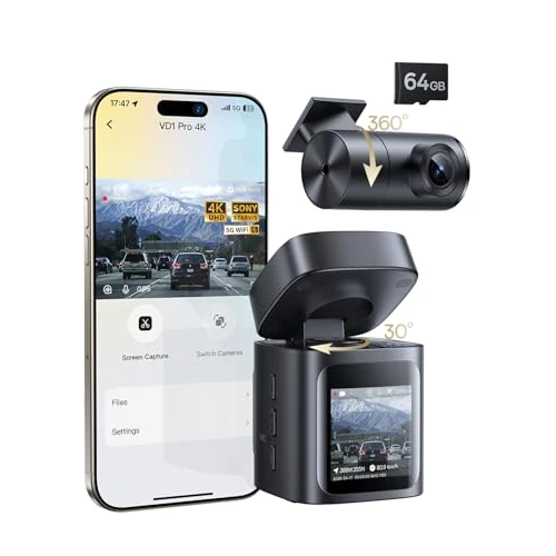 Zeitlich begrenztes Angebot: Baseus VD1 Pro Dashcam Auto Vorne Hinten 4K/1080P von 139.99 € auf 129.99 € (7% Rabatt)