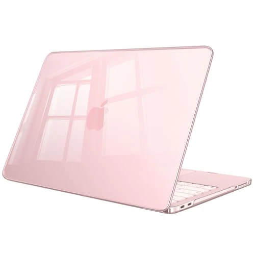 Fintie Case Compatible with MacBook Neo 13 Inch A3404 with A18 Pro Chip 2026, Ultra Thin Hard Protective Case Snap Cover Compatible with MacBook Neo 13, Pink
