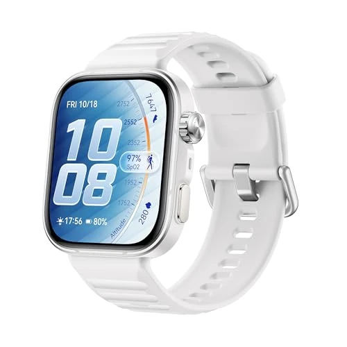 Offerta a tempo: HUAWEI WATCH FIT 5 Pro Smartwatch, GPS, ECG, Display FullView 1,92'' e Vetro Zaffiro, Pagamento NFC, Modalità Sport Outdoor, Monitoraggio della Salute, Batteria a Lunga Durata, Android & iOS, Bianco - 16% da 299.00 € a 249.99 €