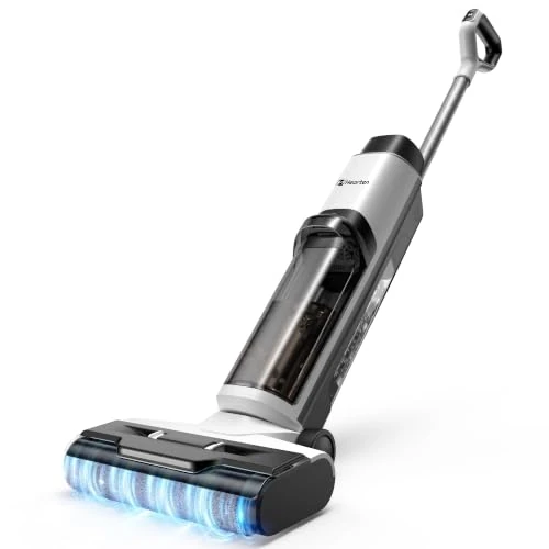 Offre limitée : Hearten Aspirateur Laveur, 25kPa avec Eau électrolysée, Autonettoyant, Autopropulsion, Instructions vocales, Antienroulement, Nettoyage Bord, LED-Affichage, Moteur sans Balais, Léger pour Sols Durs de 199.99 € à 199.99 € (0.00% de remise)