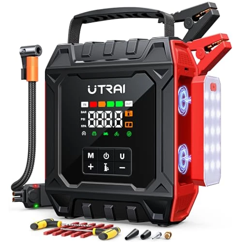 Offerta a tempo: 8000A Avviatore Batteria Auto con 160PSI Compressore (ALL Gas/10.0L Diesel) - 34% da 129.99 € a 85.99 €