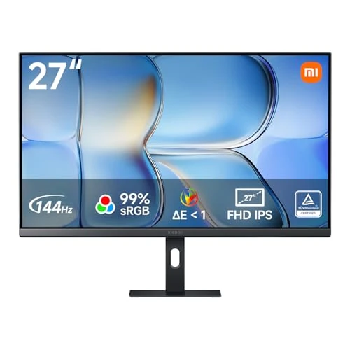 Offerta a tempo: XIAOMI Monitor Gaming 27 Pollici, FHD 144Hz, Free Sync, IPS, P27FDA-RAGL - 31% da 129.00 € a 89.00 €