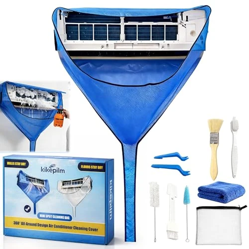 Tijdelijke aanbieding: Kikepilm split-airconditioning reinigingsset, airconditioning onderhoudsset voor het reinigen van airconditioning en reiniging thuis, airconditioning reinigingszeil, blauw groot van 58.60 € naar 58.60 € (0.00% korting)
