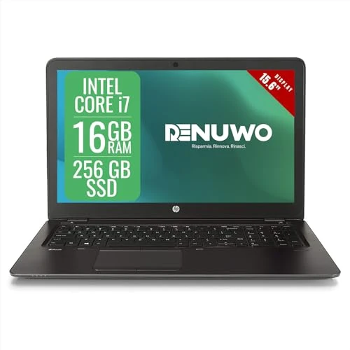 Offerta a tempo: HP Zbook 15 G3 Notebook Workstation Business Intel i7-6500U, Ram 16GB, SSD 256GB, AMD W4190 2GB, Display FHD 15,6", Tastiera Qwerty IT, Batteria Nuova, Win 11 Pro + Libre Office (Ricondizionato) - 5% da 399.00 € a 379.04 €