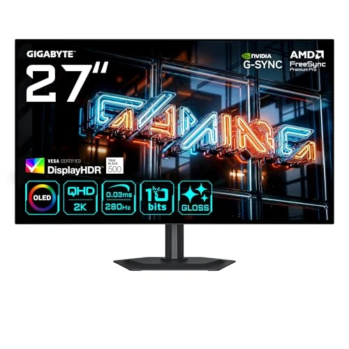Oferta limitowana: GIGABYTE MO27Q28GR WOLED Genialny monitor do gier 27" QHD - 2560 x 1440, 280Hz, 0,03ms, 335 CD/m², Display HDR True Black 500, HDMI 2.1, DisplayPort 1.4 z 2279.00 zł na 2279.00 zł (oszczędź 0.00%)