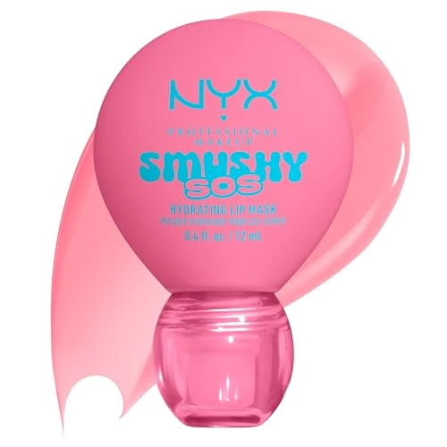 Offerta a tempo: NYX Professional Makeup Maschera Labbra, Fino a 12H di Idratazione, Labbra Morbide e Vellutate, Effetto Gloss, Con Acido Ialuronico, Smushy SOS, Tonalità: Guava Glaze, 12 ml - 0.00% da 10.50 € a 10.50 €