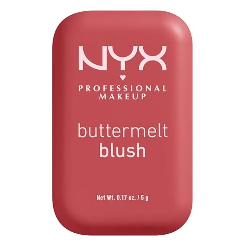 Zeitlich begrenztes Angebot: NYX PROFESSIONAL MAKEUP, Buttermelt Blush, hochpigmentiertes Schimmer-Finish, aufbaubare Farbe, kein Verblassen und Abfärben, vegane Formel, Butta Than Coral von 9.13 € auf 9.13 € (0.00% Rabatt)