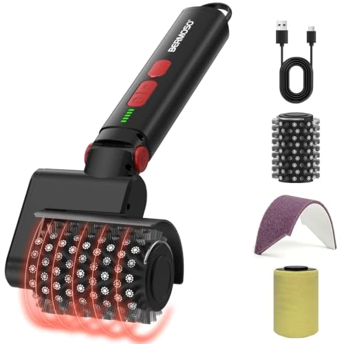 Offerta a tempo: Spazzola Elettrica per Barbecue, Pulitore Ricaricabile via USB con 3 Velocità e 3 Testine, Autonomia di Oltre 150 Minuti, Impermeabile e Resistente al Calore, Spazzola Rotante Senza Fili per Griglie - 36% da 69.99 € a 45.12 €