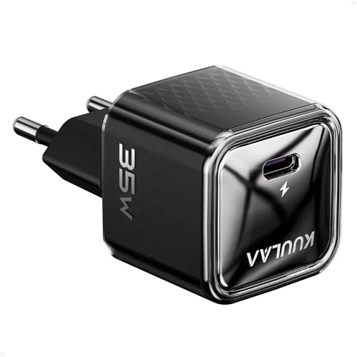 Tijdelijke aanbieding: USB C-oplader 35 W GaN II voeding PD snellader compatibel met iPhone 17, 17 Pro Max, Air, 16, 15, 14, 13, 12, iPad, Galaxy S25, S24, S23 (zwart) van 9.99 € naar 9.99 € (0.00% korting)