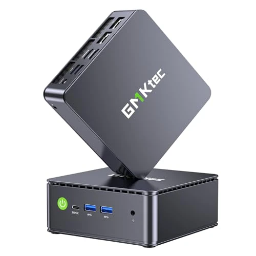 Offerta a tempo: GMKtec Mini PC, G11 AMD Ryzen Embedded R2514 (supera 4300U/N150), mini computer 16 GB DDR4 RAM, 256 GB PCIe M.2 SSD, Dual NIC 2,5 GbE, USB-C, HDMI, tripla display - 0.00% da 429.96 € a 429.96 €