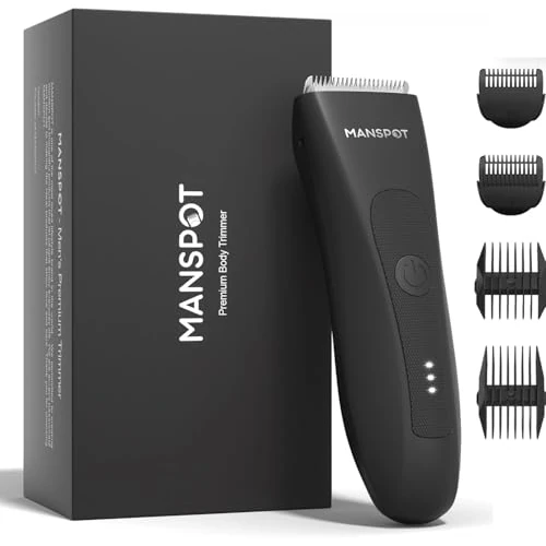 Offerta a tempo: MANSPOT Rasoio Elettrico Corpo Uomo, Depilatore con Lama in Ceramica - 5% da 39.99 € a 37.99 €