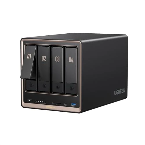 Oferta limitada: UGREEN NASync DXP4800 GT NAS 4 bahías, Dual LAN 10GbE, CPU AMD Ryzen Embedded R2514, 8GB RAM, Support ECC, Ranura SD, Doble M.2 NVMe, HDMI 4K, Centro vigilancia (Sin Discos) de 659.99 € a 659.99 € (ahorro 0.00%)