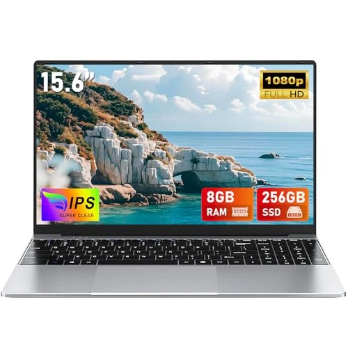 Offerta a tempo: CHIFUYOU 15,6 pollici PC portatile 256GB SSD 8GB RAM DDR4 Computer portatile economico N4000 Notebook fino a 2,8 GHz, Full HD 1920 × 1080, Win 11, Wi-Fi 5 e Bluetooth Tastierino numerico - 72% da 899.99 € a 249.99 €
