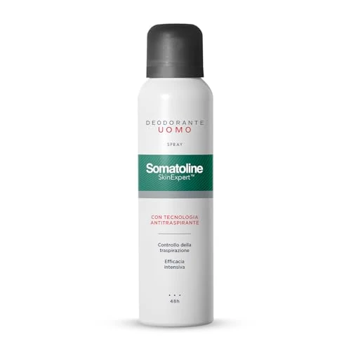 Zeitlich begrenztes Angebot: Somatoline SkinExpert Herren-Deodorant Spray 150 ml | Antitranspirant Technologie Kontrolle Transpiration | Intensive Wirksamkeit 48h | Anti-Flecken-Effekt | Duft Zedernholz Holznote von 9.27 € auf 9.27 € (0.00% Rabatt)