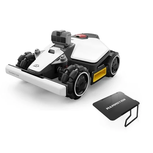 MAMMOTION LUBA Mini AWD LiDAR – Wireless Robot Lawn Mower Device with Mini Garage, with 3D LiDAR+AI Vision, without RTK Antenna, Automatic Mapping, 4G Module, Up to 80% Slope