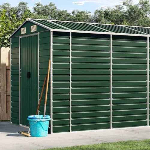 Offerta a tempo: Lumanois Capanno da Giardino Verde 191x640x198 cm in Acciaio Zincato, Casa e Giardino,Prato e Giardino,Vita all'aperto,Strutture da Esterno,Casette da Giardino, 136.04kg-3188237 - 0.00% da 82.99 € a 82.99 €