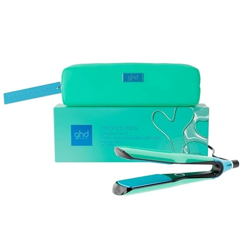 Offerta a tempo: ghd Chronos Max Piastra Edizione Limitata in Jelly Mint con pochette coordinata – Per capelli lunghi, spessi e ricci, styling veloce senza danni da calore – Per tutti i tipi di capelli (spina EU) - 35% da 389.00 € a 253.50 €