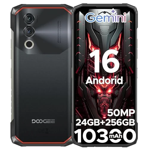 Offerta a tempo: Blade 10 Power Rugged Smartphone Android 16, 10300mAh, 24GB+256GB Telefono Indistruttibile, 90Hz 6.6" HD+IPS, 50MP+8MP Smartphone Rugged, Triple Card Slot,Fingerprint ID/Face Unlock/NFC/OTG, Nero - 0.00% da 259.99 € a 259.99 €