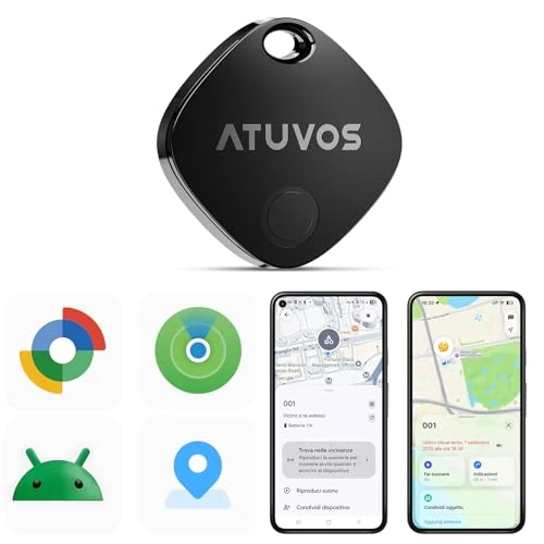 Tijdelijke aanbieding: ATUVOS Smart Tracker Tag 1 Pack, Bluetooth Keyfinder Compatibel met Apple Zoek Mijn and Android Vind-plek APP, Object Vinder voor Tassen, Koffers, Tassen, Sleutels, Bagage van 15.99 € naar 15.99 € (0.00% korting)