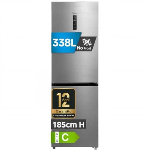 Offerta a tempo: Midea 338 L Frigorifero Combinato, Total No Frost, MERB345MGC46EU - 14% da 559.90 € a 479.90 €