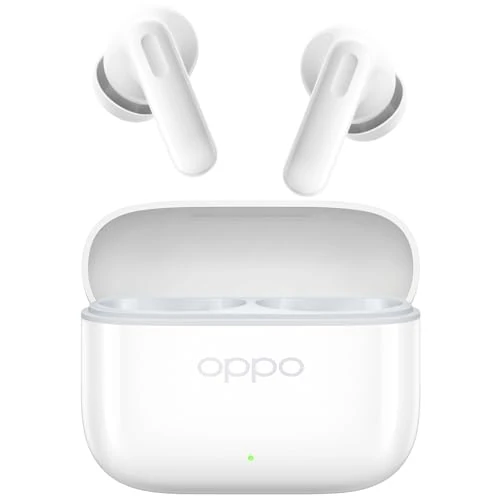 Oferta limitada: OPPO Enco Buds3 Pro Auriculares Inalámbricos, Enco Master EQ, Glaze White de 29.90 € a 26.61 € (ahorro 11%)