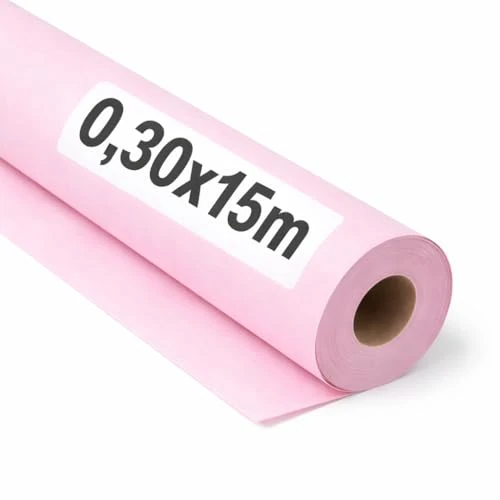 Offerta a tempo: OFITURIA Papel Kraft Rosa Pastello - Rollo 0,30x15m - 6 Rotoli - Carta da pacchi e carta da regalo, carta da imballaggio per spedizioni e fai-da-te, resistente e facile da tagliare - 0.00% da 39.95 € a 39.95 €