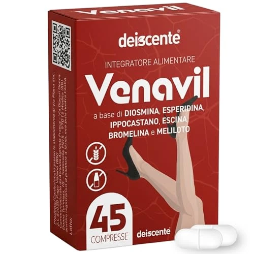 Offerta a tempo: Diosmina Esperidina, 1000 mg. Ideale per vene varicose capillari rotti e microcircolo. Arricchito con Bromelina per gambe gonfie e Ippocastano. Circolazione Gambe. Integratore emorroidi, diosmina - 16% da 11.90 € a 9.98 €