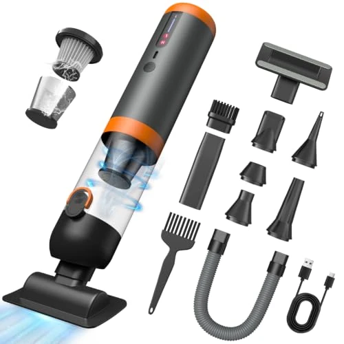 Tijdelijke aanbieding: Handstofzuiger, accu, draadloos, 20.000 Pa, 4-in-1 autostofzuiger 87000 omw van 62.99 € naar 62.99 € (0.00% korting)