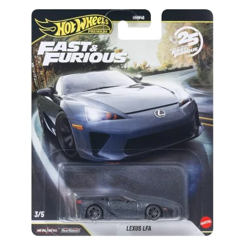 Limited-time offer: Hot Wheels Premium 25th Anniversary Fast & Furious Lexus LFA Die-Cast Car | JHW66 1:64 Die-Cast Real Riders Tyre and Metal Body and Chassis Collector Car from $12.99 to $11.99 (save 8%)