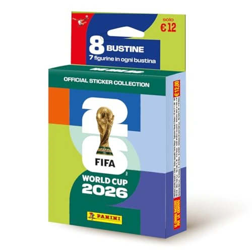 Offerta a tempo: Fifa World Cup 2026™ Official Sticker Collection - Ecoblister da 8 Bustine Panini - 0.00% da 12.00 € a 12.00 €