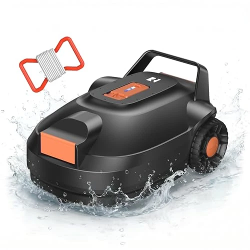 Offerta a tempo: Redkey S200 Robot Piscina Senza Fili, 180 Min Autonomia, Doppi Motori, Doppia Aspirazione, Parcheggio Automatico, Robot Piscine Fuori Terra a Fondo Piatto fino a 100 m² - 0.00% da 149.99 € a 149.99 €