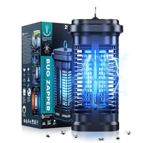 Offre limitée : Lampe Anti Moustique, 20W UV Anti Insectes Volants, 2 en 1 Électrique Anti Moustique, Tueur D'Insectes Raquette Anti Moustique Electrique, pour Camping Intérieur Extérieur de 27.99 € à 29.99 € (-7.15% de remise)