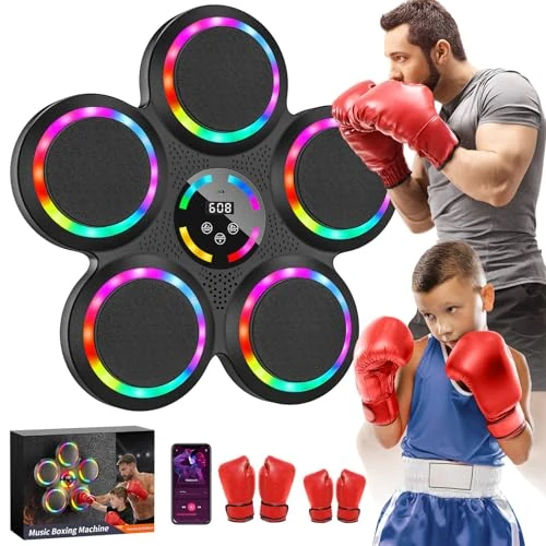 Zeitlich begrenztes Angebot: IERAKOR Music Boxing Machine, Boxmaschine mit Musik & 2 Paar Boxhandschuhe von 79.99 € auf 59.99 € (25% Rabatt)