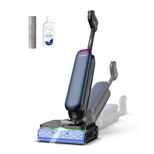 Offerta a tempo: Tineco Floor One Station S9 Artist Aspiradora Fregadora-Relleno automático, StreakFree Rascador, Limpieza HydroBurst, DualBlock Anti-Tangle, FlashDry a 85℃, SilentDry de 45 Db(A)*, Lay-Flat de 180° - 17% da 899.00 € a 749.00 €