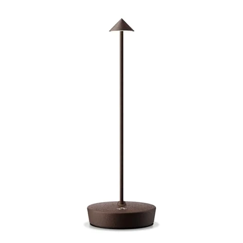 Offerta a tempo: HYMZP Lampada da Tavolo Senza Fili Ricaricabile,Lampada Led da Tavolo,3 Modalità di Colore, IP54, per Interni/Esterni, Ristorante (Ruggine) - 46% da 69.99 € a 37.99 €