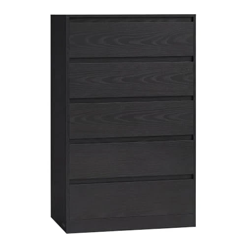 Offerta a tempo: VASAGLE Cassettiera con 5 Cassetti, Comò, Porta Abiti, 60,2x40,4x97,4 cm - 0.00% da 84.99 € a 84.99 €