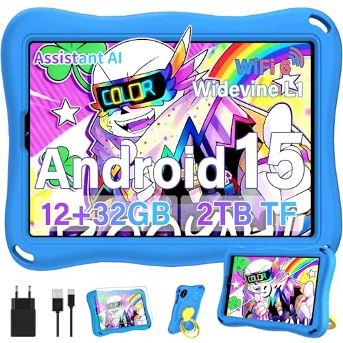 Oferta limitada: Tablet para niños 9" Android15 Gemini AI 32GB+2TB TF Face ID Funda EVA Azul de 159.99 € a 159.99 € (ahorro 0.00%)