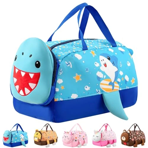 Offre limitée : KORVANO Sac de Sport pour Enfant, Sac de Voyage pour Garçon et Fille, Imperméable Sacs de Natation, Sacs de Weekend pour Voyage, Fitness, Sport, école, 48 x 25 x 20 cm de 20.99 € à 20.99 € (0.0% de remise)
