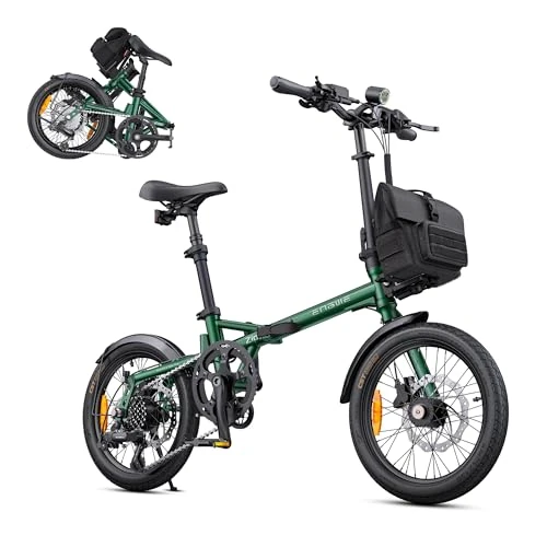 Oferta limitada: ENGWE Zip Bicicleta Eléctrica Plegable, Bici Electrica Urbana Ligera de 16,9 kg, Autonomía de 120 km (Pas 1), Batería extraíble de 36 V y 10 Ah, Motor de 250 W, Sensor de par y Frenos hidráulicos de 1099.00 € a 1099.00 € (ahorro 0.00%)