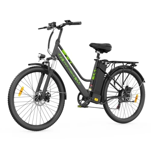 Oferta limitada: ZAZAWORK Bicicleta eléctrica urbana de 250 W, batería de 36 V, 20 Ah, autonomía de hasta 120 km, cambio de 7 velocidades, frenos de disco, pantalla LED, marco de acero para alturas de 165-195 cm (C26 de 759.00 € a 759.00 € (ahorro 0.00%)