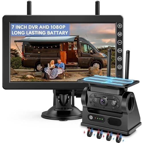 Offerta a tempo: Retrocamera Auto Wireless Solare Magnetica con Monitor 7 Pollici 1080P-7B - 0.00% da 159.99 € a 159.99 €