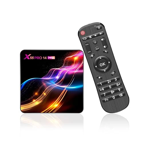Offerta a tempo: Android TV Box 14.0, Android Box, 4GB RAM, 128GB ROM, RK3528 Quad-Core 64bit Cortex-A53, 2026 TV Box Support 4K 2.4G /5G Dual Band WiFi Ethernet 10/100M USB 3.0/2.0 Smart Box - 10% da 65.99 € a 59.56 €