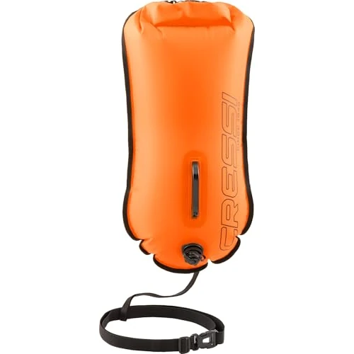 Oferta limitowana: CRESSI since 1946 - Glide Pro Swim Buoy - Signaling Buoy, Inflatable, High Visibility and Practical, for Swimmers, Snorkelers, and Triathletes during Activities in the Sea or Open Water - Orange - 28L z 171.78 zł na 171.78 zł (oszczędź 