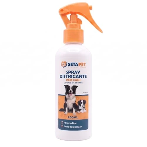 Offerta a tempo: SetaPet Spray Districante per Cani, Lavanda e Camomilla, Ammorbidisce il Pelo, Facile da Spazzolare, 200ml - 0.00% da 19.99 € a 19.99 €