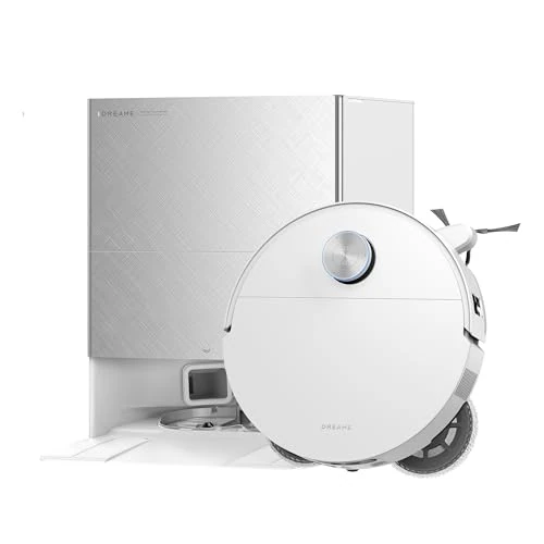 Offerta a tempo: DREAME X50s Ultra Robot Aspirapolvere e Lavapavimenti, Ultrasottile 7,95 cm, Supera Ostacoli 8.8 cm, 35.000 Pa, Auto-Svuot./Riemp./Pulizia, 0 Grovigli, Rileva 280+ Ostacoli, Bianco - 31% da 1299.00 € a 899.00 €