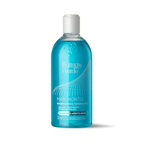 Offerta a tempo: Bottega Verde - Bagnodoccia Tonificante Mar Morto 400 ml, con Sali del Mar Morto e Alga Spirulina, Effetto Detox Rinfrescante, Detergente Corpo per Tutti i Tipi di Pelle - 46% da 11.00 € a 5.99 €