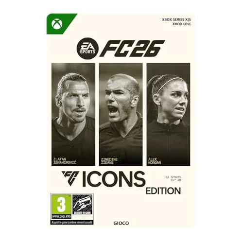 Offerta a tempo: FC 26 ICONS Edition | Xbox Series X|S - Codice download - 0.00% da 99.99 € a 99.99 €