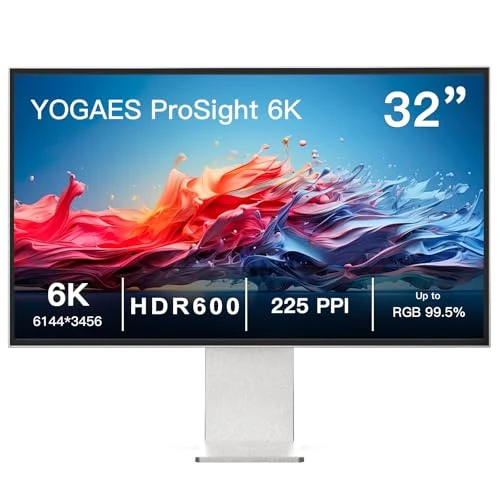 Offerta a tempo: ALORIX 6K Monitor, 32 Inch IPS-6K Display (6144 × 3456), LM315STA-SSA1 Aluminium Alloy Housing and Stand, HDR 600, 450 cd/m², Height Adjustable, VESA100*100,Contrast Ratio 2000:1 (IPS Panel（Opaco）) - 0.00% da 1249.00 € a 1249.00 €