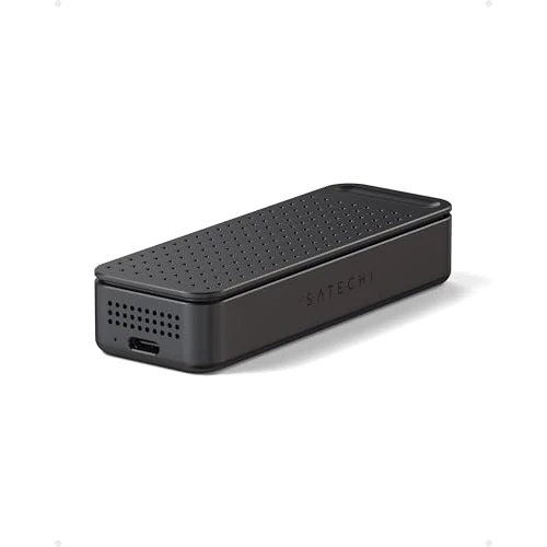 Offerta a tempo: SATECHI DotDisk™ Case SSD M.2 NVMe 80Gbps, USB4 V2 in Alluminio con Raffreddamento Attivo, Trasferimento Ultra Rapido per Thunderbolt 5 e USB4 – Nero Siderale - 0.00% da 229.99 € a 229.99 €