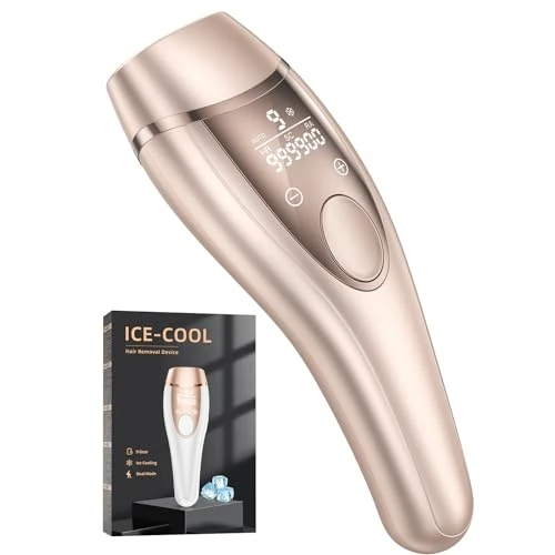 Offerta a tempo: Deplite 21J Epilatore Luce Pulsata con Funzione di Raffreddamento, Epilatore Laser indolore per Donna e Uomo, 9 Livelli di Energia, 999,900 Flashes Luce Pulsata IPL per, Corpo, Ascelle, Bikini - 5% da 99.99 € a 94.99 €